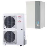 Atlantic - pompe  chaleur split air / eau alfea excellia hp a. i. 17 kw triphase - 526633 fujitsu