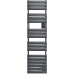 Atlantic - radiateur s�che - serviettes connect� adelis �troit avec soufflerie 1500w anthracite - 861945 ...