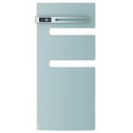 Atlantic - radiateur s�che - serviettes connect� serenis avec soufflerie m�t gauche 1500w vert d'eau ...