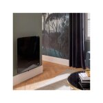 Atlantic - radiateur verre connect verali horizontal 1900w noir brillant - 507661