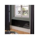 Atlantic - radiateur verre connect verali plinthe 1500w noir brillant - 507664