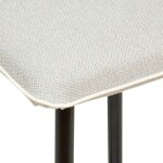 Atmosphera - lot de 2 tabourets bar design 'lanir' couleur: gris