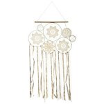 Atmosphera - attrape rêves déco 'eté' 95cm blanc Atmosphera - attrape rêves déco 'eté' 95cm blanc