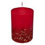 Paris prix - bougie déco paillettes colorama 90g rouge Paris prix - bougie déco paillettes colorama 90g rouge