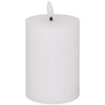 Bougie ronde � led molia h13cm blanc atmosphera cr�ateur d'int�rieur