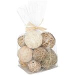 Boule dco beige 16x16cm atmosphera crateur d'intrieur