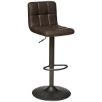 Atmosphera - chaise de bar haute delek marron Atmosphera - chaise de bar haute delek marron
