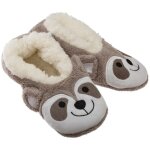 Atmosphera - chaussons animaux sherpa cr�ateur d'int�rieur