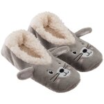 Atmosphera - chaussons animaux sherpa crateur d'intrieur