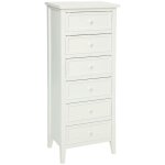 Atmosphera - chiffonnier charme blanc 6 tiroirs cr�ateur d'int�rieur