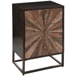 Chiffonnier origins bois recycl� 3 tiroirs atmosphera cr�ateur d'int�rieur