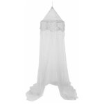 Ciel de lit demoiselle 60x250cm argent