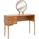 Atmosphera - coiffeuse avec miroir rond charlie, 110 x 42 x 126 cm Atmosphera - coiffeuse avec miroir rond charlie, 110 x 42 x 126 cm