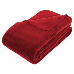 Couverture microfibre 180 x 230 cm atmosphera couverture microfibre 180 x 230 cm atmosphera rouge