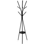 Atmosphera - porte - manteaux métal et bois noir Atmosphera - porte - manteaux métal et bois noir