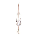 Cache - pot en verre 'jute' 56cm transparent Cache - pot en verre 'jute' 56cm transparent