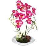 Composition d orchidées artificielles vase céramique h46cm atmosphera créateur d'intérieur Composition d orchidées artificielles vase céramique h46cm atmosphera créateur d'intérieur