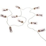 Guirlande led 10 fleurs pile violet l165cm atmosphera cr�ateur d'int�rieur