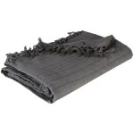 Housse de couette en coton gris 160x220 cm atmosphera crateur d'intrieur