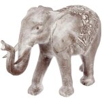 Atmosphera - statue lphant jade effet blanchi h46cm crateur d'intrieur