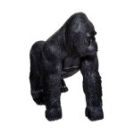 Statuette d�co 'gorille en mouvement' 37cm noir