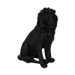Atmosphera - statuette dco 'lion en rsine' 51cm noir