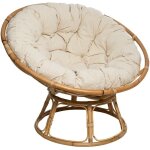 Atmosphera - fauteuil papasan en rotin seram