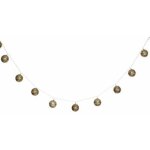 Guirlande lumineuse led '10 boules' 165cm or