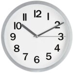 Horloge plastique gris d22cm atmosphera crateur d'intrieur