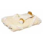 Jet de lit tuft 'carmen' 130x180cm ocre