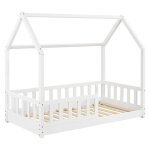 Atmosphera - lit cabane enfant bosco blanc 90x190 for kids