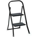 Atmosphera - escabeau 2 marches - 46 x 71 x 104 cm - m�tal - blanc - livraison gratuite