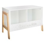 Meuble de rangement 2 casiers moon 60cm blanc Meuble de rangement 2 casiers moon 60cm blanc