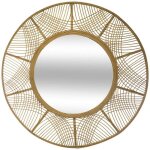 Atmosphera - miroir ina bambou d89cm créateur d'intérieur Atmosphera - miroir ina bambou d89cm créateur d'intérieur