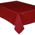 Nappe anti taches rectangulaire 140 x 240 cm - rouge - livraison gratuite