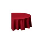 Nappe anti - tâche rouge d180cm atmosphera créateur d'intérieur Nappe anti - tâche rouge d180cm atmosphera créateur d'intérieur
