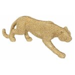 Panthre avec paillettes dco 'artif' 28cm or
