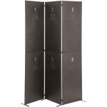 Atmosphera - paravent pliable en métal gris ardoise de 170 cm créateur d'intérieur Atmosphera - paravent pliable en métal gris ardoise de 170 cm créateur d'intérieur