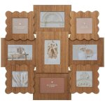 Atmosphera - ple - mle multivues 9 photos en bois avec relief 54. 8 x 58. 8 cm