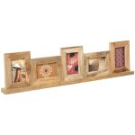 P�le - m�le multivues � poser 5 photos en bois de manguier 94. 5 x 23 cm atmosphera