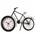 Pendule  poser 'vlo' 28cm noir