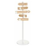 Atmosphera - porte - manteaux enfant pancarte 114cm blanc