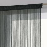 Rideau fil 90 x 200 cm atmosph�ra - noir