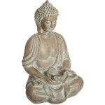 Atmosphera - statuette bouddha assis h39cm crateur d'intrieur