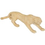 Atmosphera - statuette panthre rsine dor h15cm crateur d'intrieur