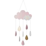 Atmosphera - suspension enfant nuage bois rose h61, 5cm créateur d'intérieur Atmosphera - suspension enfant nuage bois rose h61, 5cm créateur d'intérieur
