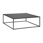 Atmosphera - table basse design 'gota' 100cm noir