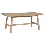 Atmosphera - table de repas extensible 'aeris' 180 - 220cm beige Atmosphera - table de repas extensible 'aeris' 180 - 220cm beige