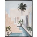 Tableau toile murale imprim�e et encadr�e inspiration marocaine 58 x 78 cm atmosphera