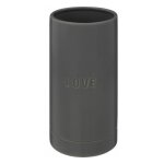 Atmosphera - vase en c�ramique 'avi' 20cm gris